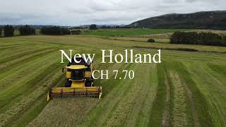 Tresking Jæren 2023 New Holland CH770 [upl. by Ttennaej]