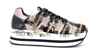 Premiata Beth sneakers nere SKU BETH3360 [upl. by Bettina]