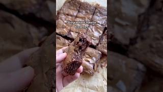 3 ingredient nutella brownies🤤🤤🤤 [upl. by Goldshlag]