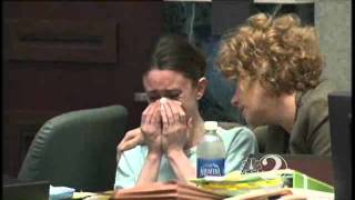 Casey Anthony Cries During Court Recess [upl. by Asilec577]