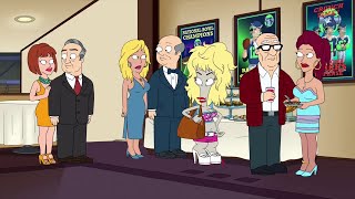 American Dad S13E18  Roger Disguised As hired Escort In This Die Hard Parody cartoon americandad [upl. by Aicatan]