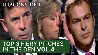 Top 3 Fiery Pitches  Vol 4  Dragons Den [upl. by Leinnad]