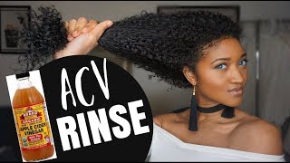 Apple Cider Vinegar Rinse for Natural Hair [upl. by Ebert]