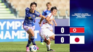 Full Match  AFC Womens Olympic Qualifying  Round 3  DPR Korea vs Japan [upl. by Kali]