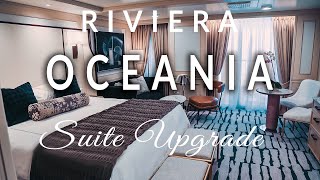 Oceania suite upgrade on Riviera and Marina 😍 [upl. by Eznyl]