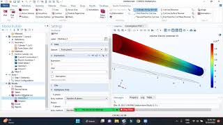 Simulation in Comsol Multiphysics Electric current easy example  copper conductor [upl. by Fu484]