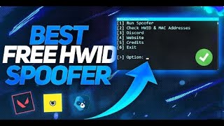 FREE HWID SPOOFER FOR VALORANT FORTNITE OR FIVEM [upl. by Lynelle]