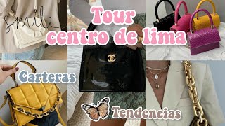 TOUR de carteras en TENDENCIA 2022🔗👜🧳😱🔥 por mayor y menor  centro de Lima La flaca vlog 💕 [upl. by Daryle]