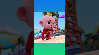 Swimming Song  3D Animation Rhymes amp Songs For Children shorts 3d song kids [upl. by Sunday]