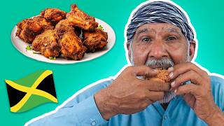 Tribal People Try Jamaican Fried Chicken [upl. by Lipscomb]