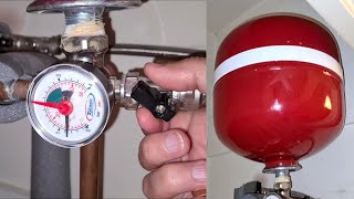 How to repressurise your central heating system  Expansion vesseltank [upl. by Melisse]