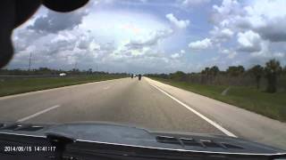 Miami to Naples Florida Ride in the Highway [upl. by Aihseuqram]