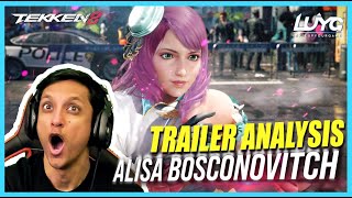 TEKKEN 8  Alisa Bosconovitch Trailer  Reaction and Analysis [upl. by Mureil258]