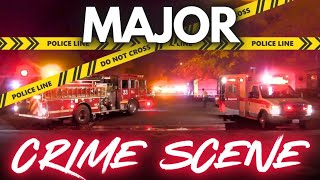 MAJOR CRIME SCENE Miguel Sandoval ARRESTED Lancaster California LIVE [upl. by Mihcaoj923]