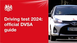 Driving test 2024 official DVSA guide [upl. by Kyre]