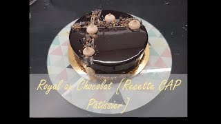 Royal au chocolat Recette CAP Pâtissier [upl. by Akcired]