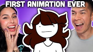 Reacting To Our Old Animations WITH Jaiden Animations [upl. by Nimesay652]