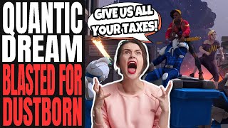 GET WOKE GO BROKE  Dustborn Publisher Quantic Dream GETS BOYCOTTED After Company FAKE VIRTUE SIGNAL [upl. by Kired577]