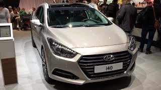 Hyundai i40 Estate 2017 In detail review walkaround Interior Exterior [upl. by Sivam]