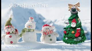 CROCHET AMIGURUMI Christmas TreeAlbero di NataleSapin de Noël – Parte 1 [upl. by Durham124]