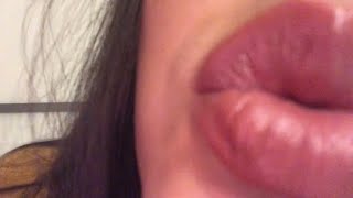 ASMR Kisses upclose whispers and screen tapping Custom for Osh🖤 [upl. by Monika]