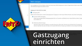 FritzBox Gastzugang einrichten LAN amp WLAN ✅ Tutorial [upl. by Brandie]