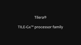 Tilera Launches 100Core Processor [upl. by Haleehs]