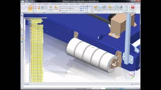 Solid Edge ST4 Machine Design Demo Center Plane Relationship [upl. by Inajna522]