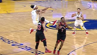 Damion Lee CLUTCH  Warriors vs Raptors [upl. by Animsay104]