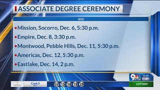 Socorro ISD to honor students who earned associate degrees with stole ceremony [upl. by Alorac]