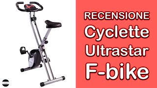 Cyclette Ultrasport Fbike  RECENSIONEMONTAGGIO [upl. by Nicki]