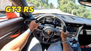 8 MINUTES OF PORSCHE 991 GT3 RS EXHAUST SYMPHONY  POV  4K  VOL 5 [upl. by Atikam]