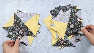 How to sew a beautiful patchwork that even beginners can follow [upl. by Otho]