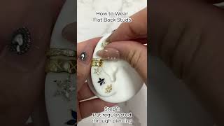 Flat Back Earrings How to Put Them On and Take Them Off with Ease  Erica Jewels [upl. by Dorise602]