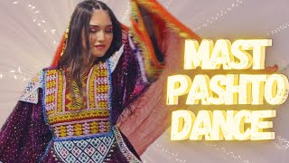 New Pashto Dance on Mast Song  Bahir Amiri  Pashto Dance  Afghan  Dance By Azza [upl. by Tessy626]