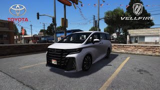 GTA V  2023 Toyota Crown Vellfire  Taxi Drive [upl. by Marion]