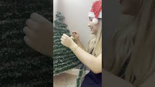 Diy Árvore de Natal de Parede Fácil Parte 3 [upl. by Tryck797]