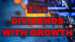 High Dividends with GROWTH  7 Yielding Stocks with Dividend Growth [upl. by Luzader]