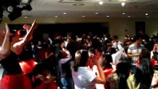 Greekstertv  Chi Upsilon Sigma sisters chant at strolloff [upl. by Akeylah542]