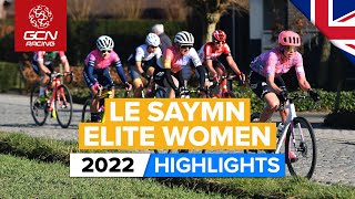 Breakaways Galore On The Cobbles  Le Samyn Des Dames Highlights 2022 [upl. by Eioj513]