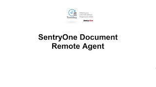 SentryOne Document Remote Agent [upl. by Schoof]