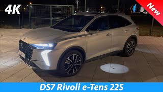 DS7 2023  FIRST Night look in 4K  Facelift Rivoli Exterior  Interior Exhaust cold start [upl. by Mccurdy]