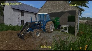 Fs17  Ballincraig Estate  Episode 9  Making Silage Bales [upl. by Donetta47]