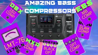 Are Digital Bass Compressors Any Good Lets Find Out w B6 MultiEffectsZoomSoundLabtcelectronic [upl. by Liw31]