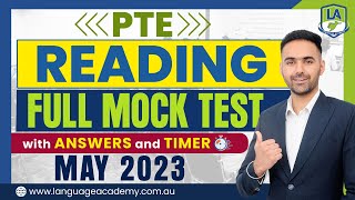 PTE Reading Full Mock Test with Answers  May 2023  Language academy PTE NAATI IELTS Experts [upl. by Sirref]