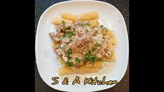 CREAMY PASTA WITH WALNUTS RECIPE  ITALIAN RECIPE FOR DINNER [upl. by Nanji]