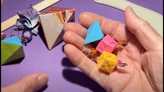 Origami Diamond with explanation  modular [upl. by Alemrac]