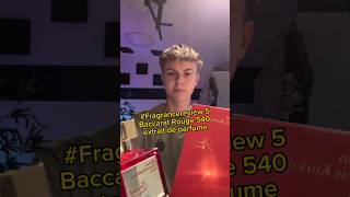 Baccarat Rouge 540 extrait de Parfume by MFK  fragrance parfum viral fragrancereview shorts [upl. by Alag]