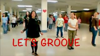 Lets Groove Line Dance [upl. by Anikahs624]