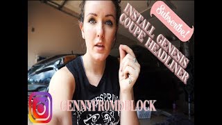 How to DIY Custom Headliner Install Genesis Coupe [upl. by Eveineg87]